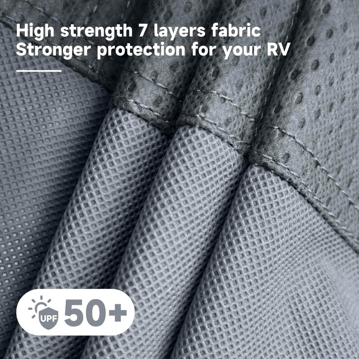 7 Layer Travel Trailer Camper RV Cover Toy Hauler Duty Cover