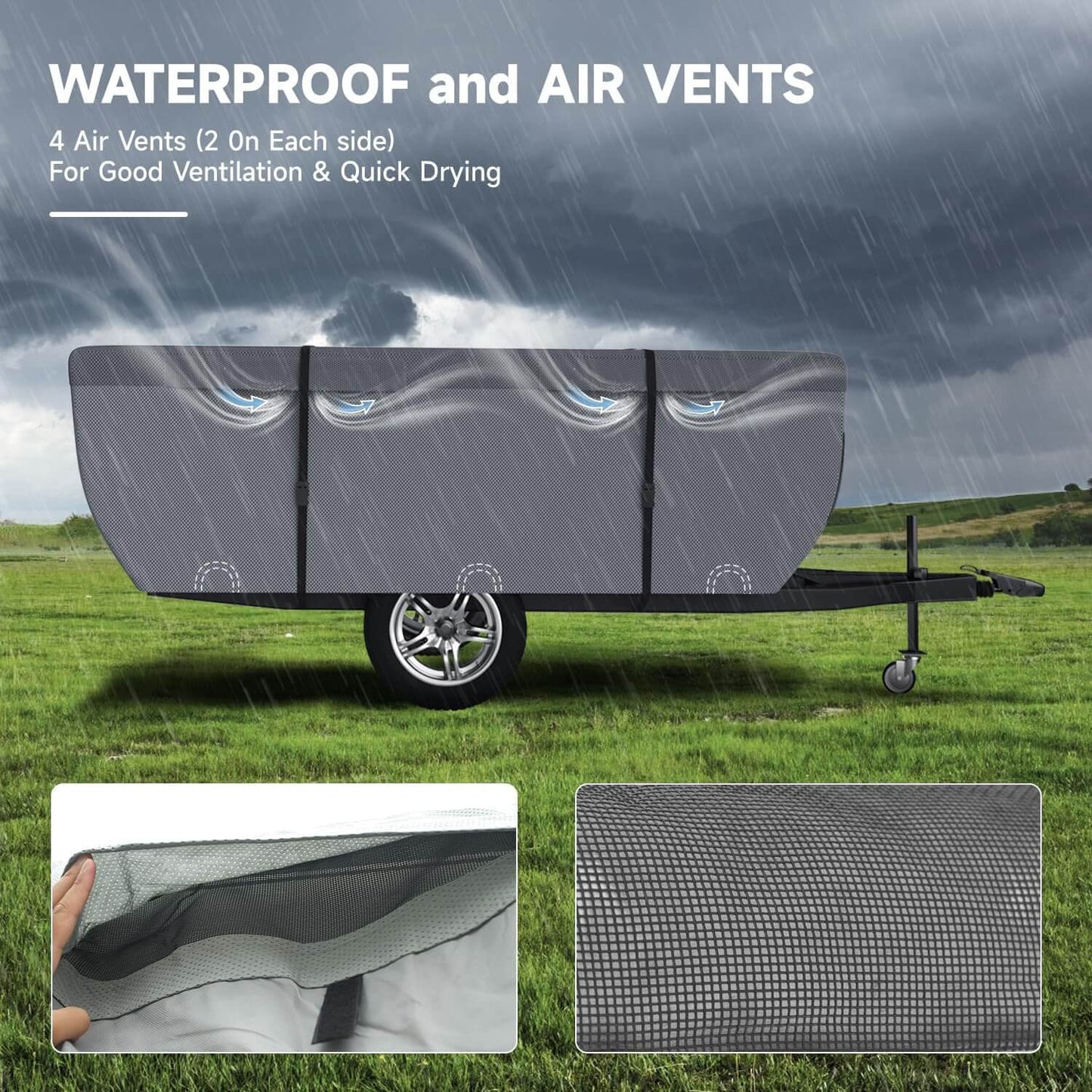 Pop Up Camper Trailer 7 Layer RV Cover Duty Covers