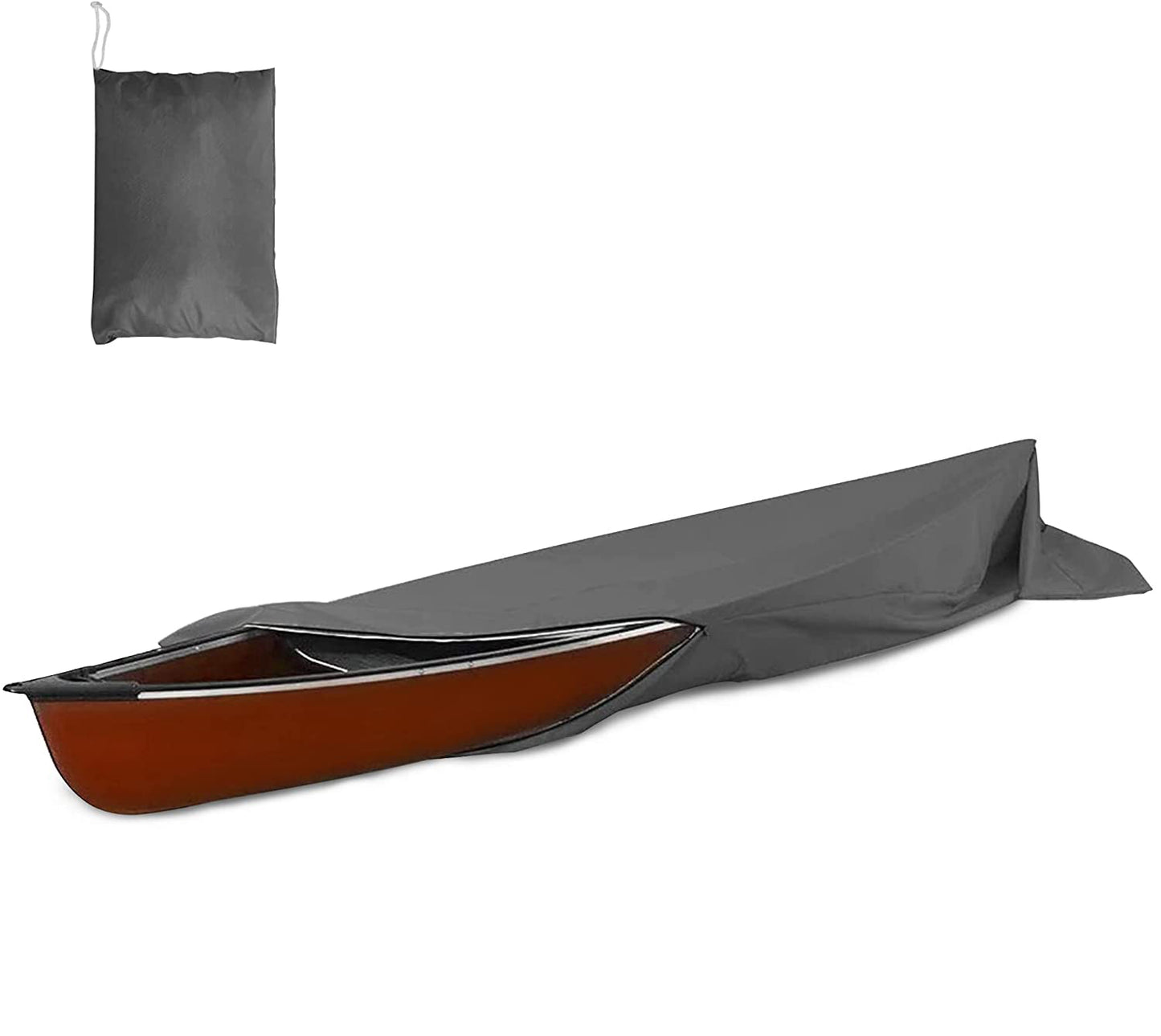 VINPATIO Kayak Cover Canoe Cover for Indoor and Outdoor Storage, Fits for 10ft - 18ft Kayak or Canoe, 100% Waterproof, 600D Solution-dyed Polyester Fabric