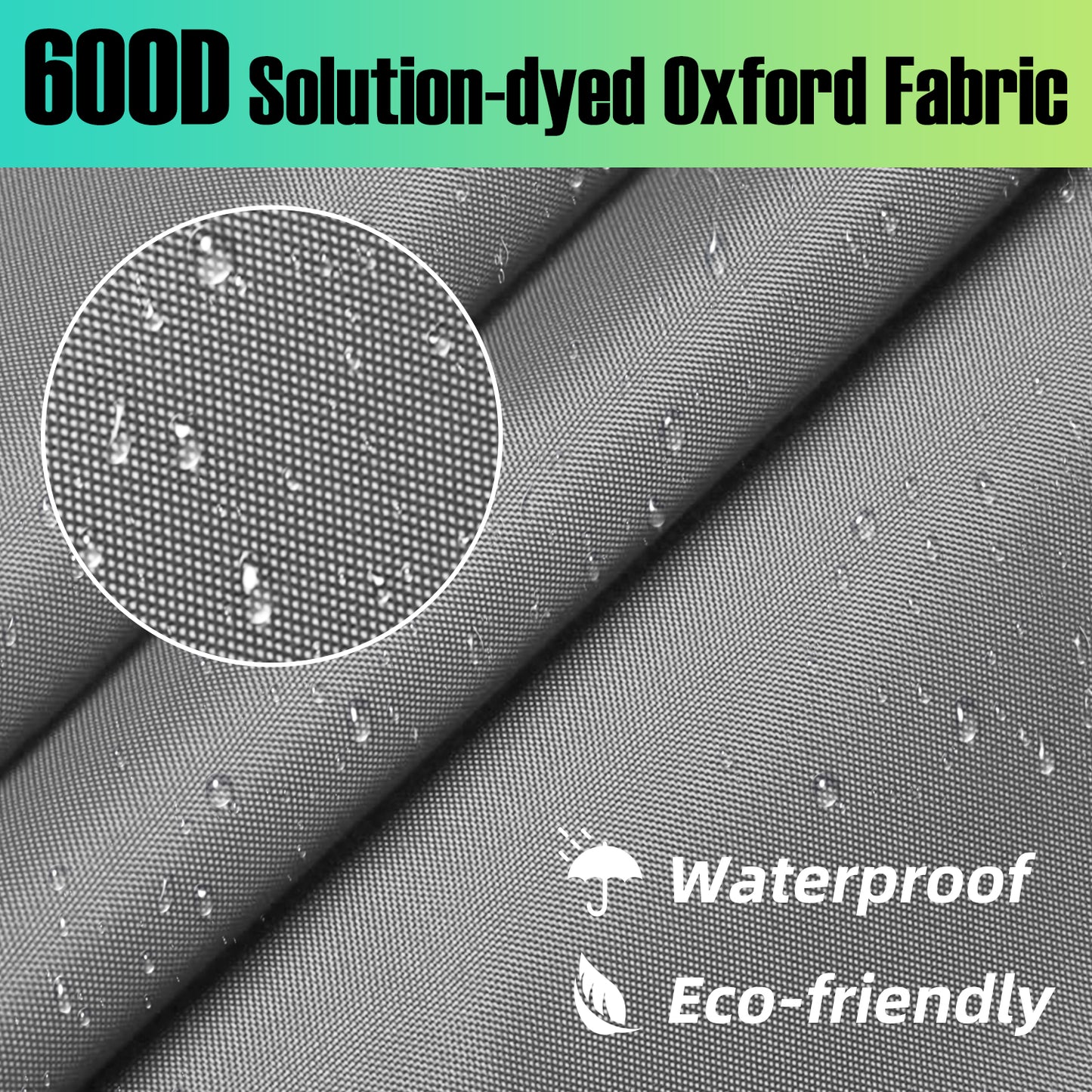 VINPATIO Kayak Cover Canoe Cover for Indoor and Outdoor Storage, Fits for 10ft - 18ft Kayak or Canoe, 100% Waterproof, 600D Solution-dyed Polyester Fabric