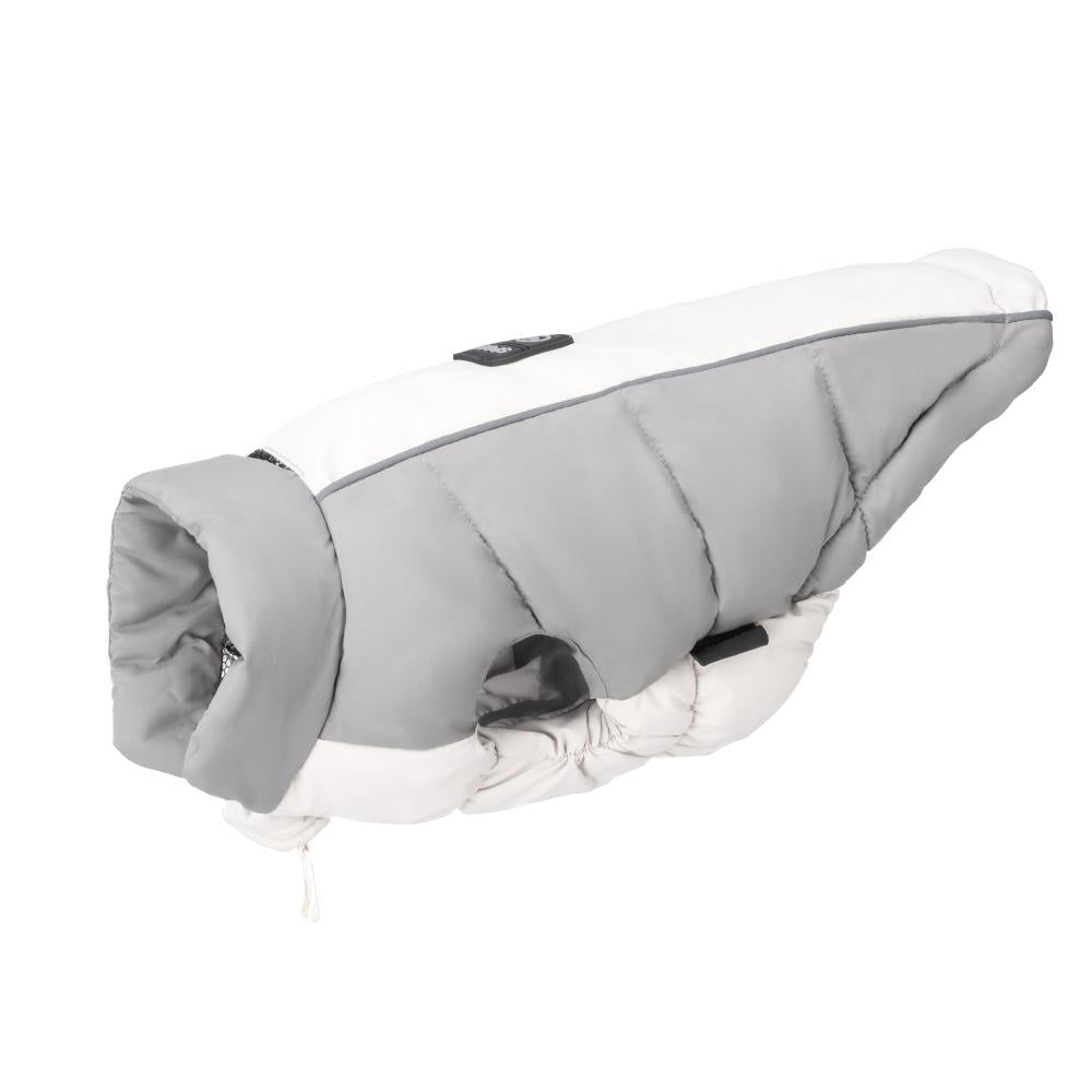 Winter Graphene Dog Puffer Jacket, Color Block Warm Pet Coat, Stand Collar Down Vest for Small Dogs