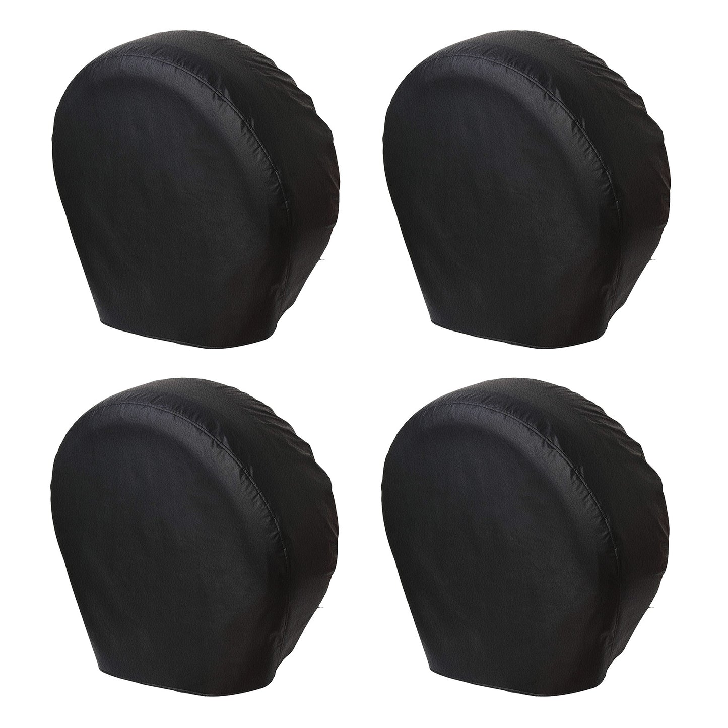 Vinpatio 4 Pack Rough Vinyl Tire Covers, Waterproof Wheel Protectors with Soft Lining for RV Travel Trailer Camper Motorhome SUV and Truck
