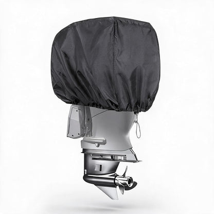 900D Outboard Motor Cover, Waterproof Heavy Duty Solution-Dyed Fabric for All-Weather Protection