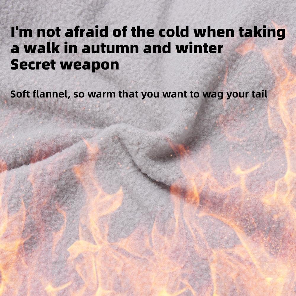 Autumn Winter Dog Jacket, Reflective Harness Padded Vest, Thick Warm Pet Coat for Small Dogs, Easy On/Off