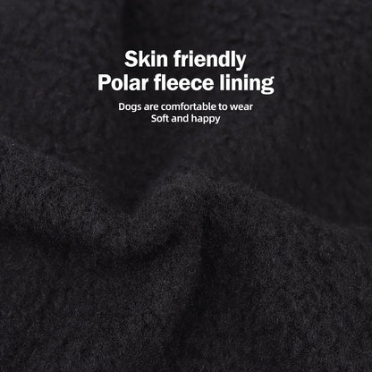 Leash-Friendly Warm Dog Jacket for Small Dogs, Thick PP Cotton Padded Puffer Coat, Back-Opening Easy On/Off Dog Winter Outfit