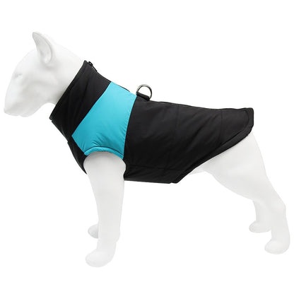 Waterproof Warm Dog Jacket, Thick Winter Coat for Large Dogs, Padded Pet Clothes for Cold Weather