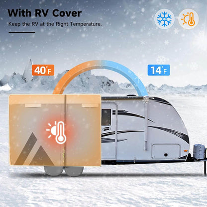 Travel Trailer RV Cover Toy Hauler  Duty Cover Fits RV Camper Cover