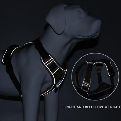 No-Pull Tactical Dog Harness for Large Dogs — Heavy-Duty Anti-Pull, Bite-Resistant Harness & Leash Set