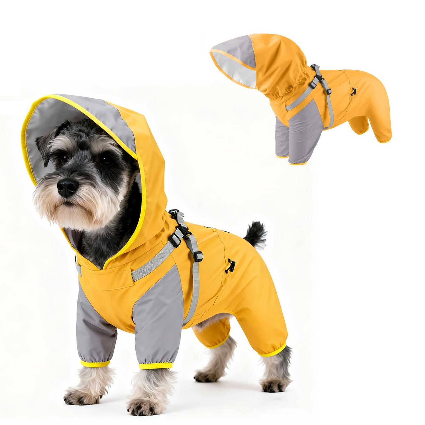 Pet Raincoat for Dogs — Waterproof, Quick-Dry, Windproof Dog Jacket for Outdoor Walks
