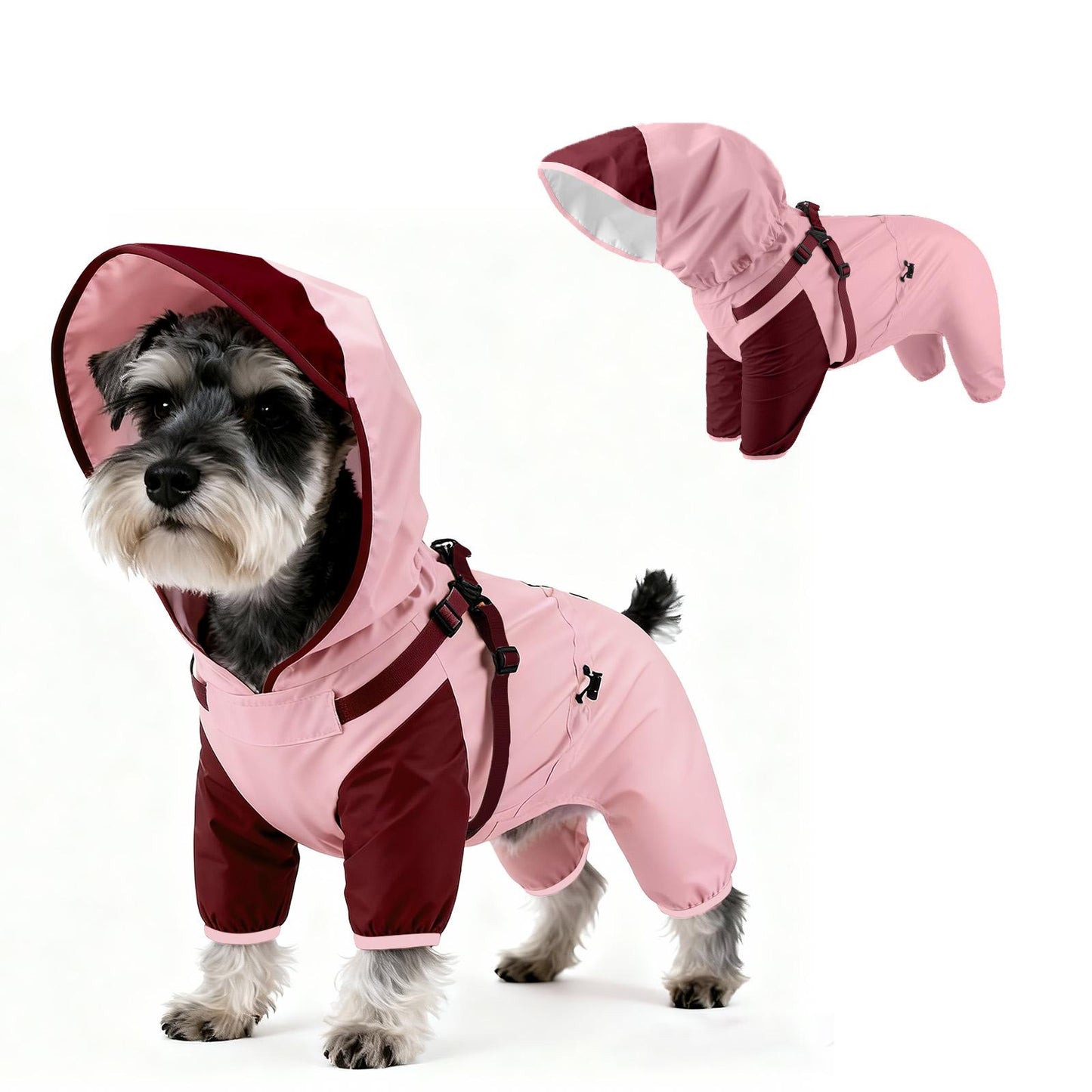 Pet Raincoat for Dogs — Waterproof, Quick-Dry, Windproof Dog Jacket for Outdoor Walks