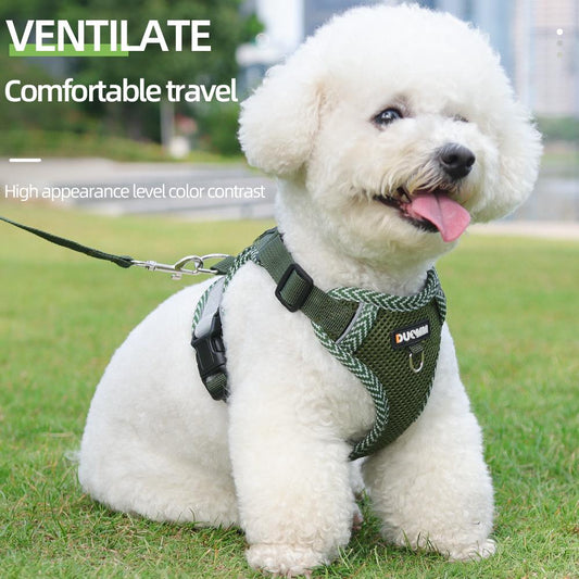 Small Dog Vest Harness | Lightweight, Breathable, Padded & Reflective with Leash Hook