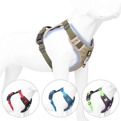 No-Pull Tactical Dog Harness for Large Dogs — Heavy-Duty Anti-Pull, Bite-Resistant Harness & Leash Set
