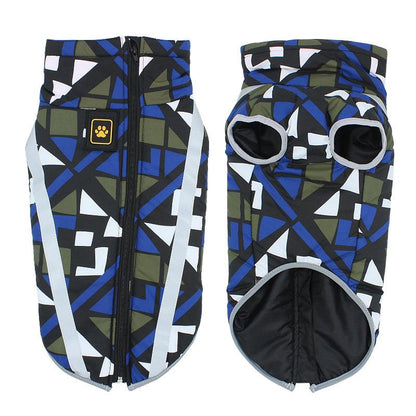 Reflective Dog Winter Jacket | Warm Waterproof Pet Coat for Large Dogs | Thick Outdoor Dog Clothes