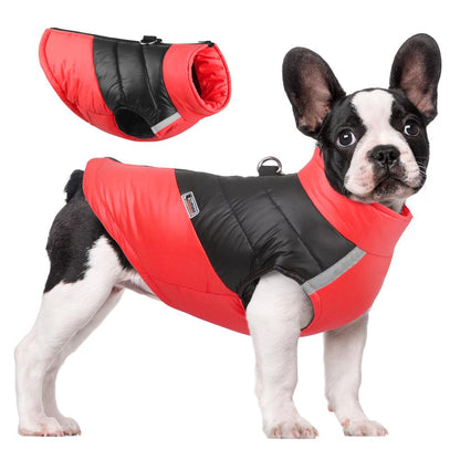 Waterproof Warm Dog Jacket Reflective Pet Coat Comfortable Winter Cotton Outfit