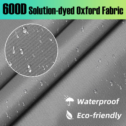 VINPATIO Kayak Cover Canoe Cover for Indoor and Outdoor Storage, Fits for 10ft - 18ft Kayak or Canoe, 100% Waterproof, 600D Solution-dyed Polyester Fabric